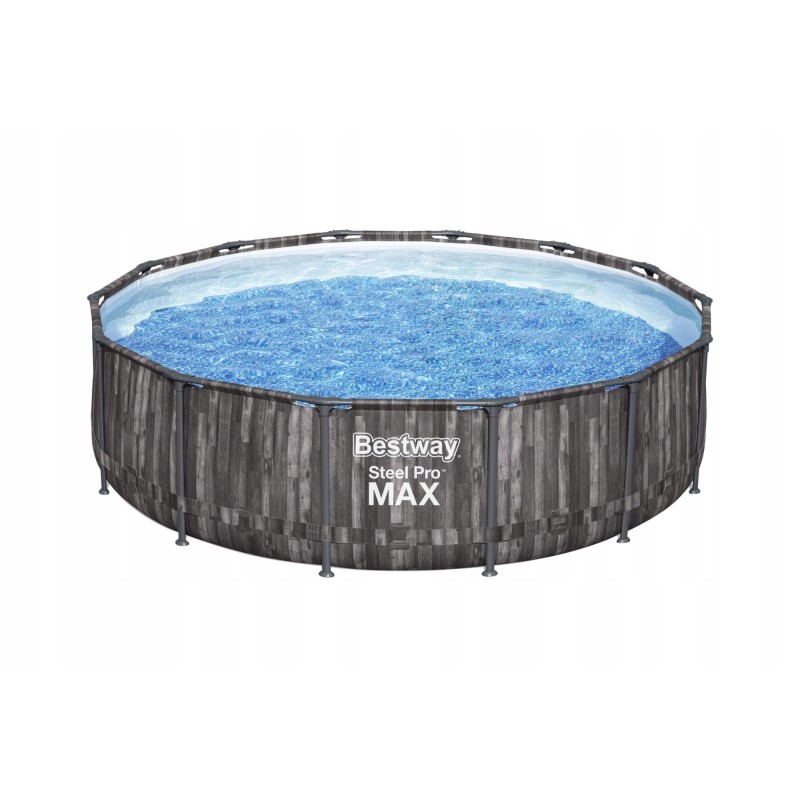 Bestway 5614x steel pro max apaļa rāmja baseins ar ID filtra sūkni