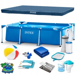 Sodo baseino baseinas 300 x 200 x 75 cm 15in1 intex pilnas komplektas