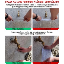 Kokybiška, tvirta polipropileno geotekstilė p10, matmenys 4m x 15m