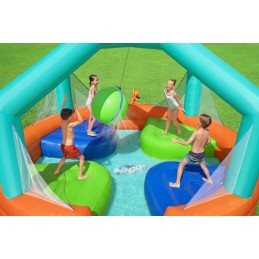 Žaidimų aikštelė vandens parkas Dodge drench bestway vandens purškalas 4 pripučiami paplūdimiai