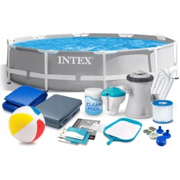 Terasest aiabassein 305 x 76 cm komplekt 15in1 intex 26702