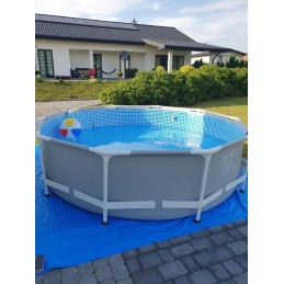 Plieninis sodo baseinas 305 x 76 cm rinkinys 15in1 intex 26702