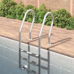 Pool ladder 54x38x158 cm stainless steel