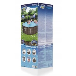 Karkasinis sodo baseinas su filtru 366x100 11in1