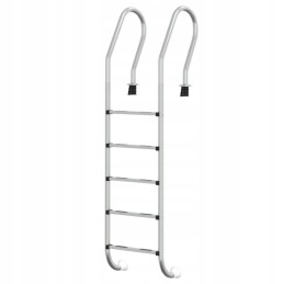 Baseina kāpnes 54x38x211 cm, 304 nerūsējošais tērauds