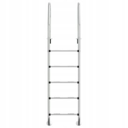 Baseina kāpnes 54x38x211 cm, 304 nerūsējošais tērauds