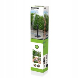 Solar outdoor shower solar flow black 8 l