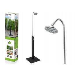 Solar outdoor shower solar flow black 8 l