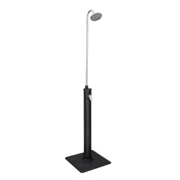 Solar outdoor shower solar flow black 8 l