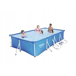 Sodo baseinas 400 x 201 x 81 cm, plieninis rėmas