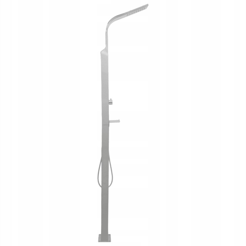 Vidaxl Curved Stainless Steel Garden Shower