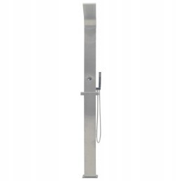 Vidaxl Curved Stainless Steel Garden Shower