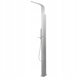 Vidaxl Curved Stainless Steel Garden Shower