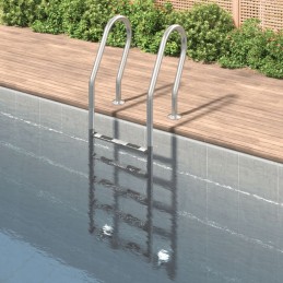 Pool ladder 54x38x211cm stainless steel 304