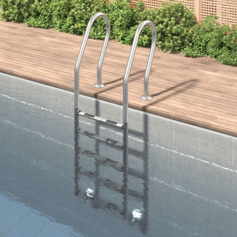 Pool ladder 54x38x211cm stainless steel 304