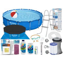 Frame garden pool 396x84 bestway 5612e 19in1 set