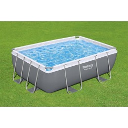 Elektrinio plieno rėmo baseinas 282x196x84 9x6ft bestway 4in1 siurblio filtras