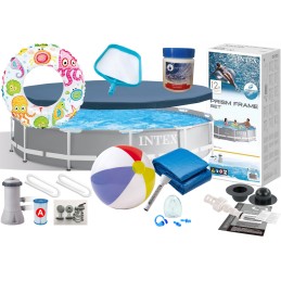 Intex plieno karkaso sodo baseinas 366x76 26710 6in1