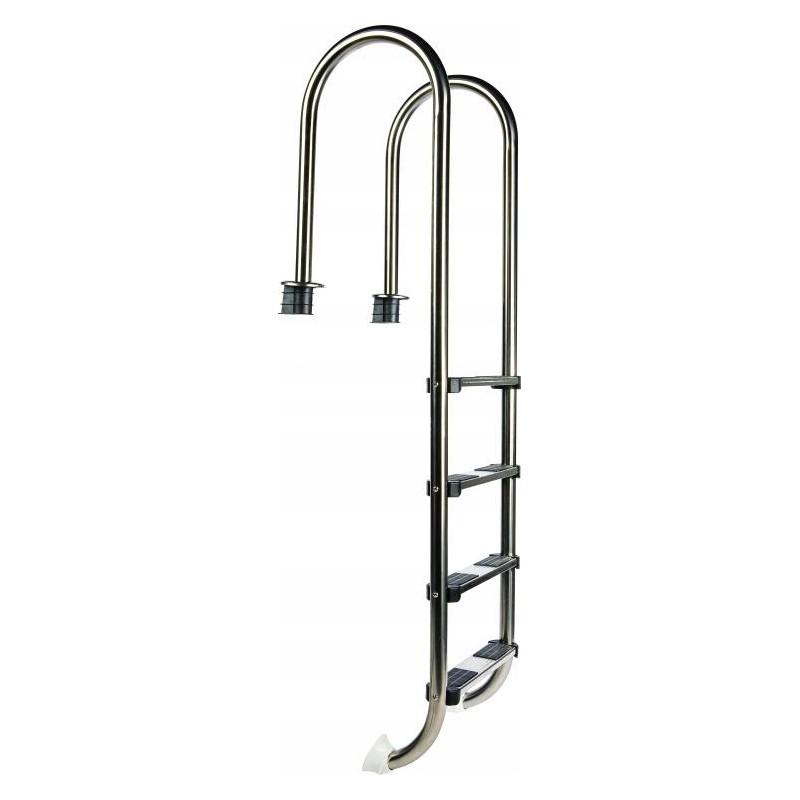 Ladder mega slim 4 steps stainless steel