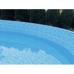 Baseino folija, PVC įdėklas, 6 4x1 2 m, mozaika