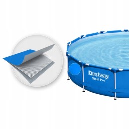 Plieninis sodo baseinas 366 x 76 cm rinkinys 15in1 bestway 56681