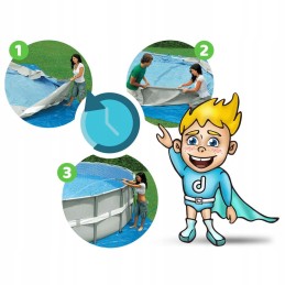 Frame garden pool 366 x 100 cm 17in1 set bestway 56418