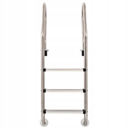 Pool ladder with 3 steps stainless steel