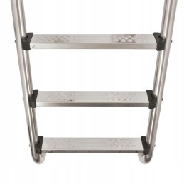 Pool ladder with 3 steps stainless steel