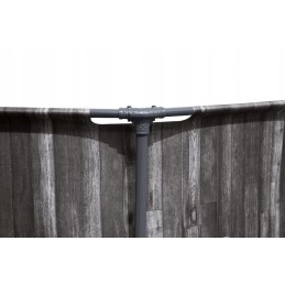 Steel Pro max rāmja baseins 366x100 koka imitācija 12 pēdas bestway 4in1
