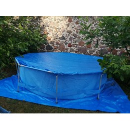 Avenli karkasinis sodo baseinas 360 x 76 cm su filtru