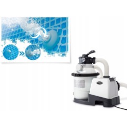 Smėlio siurblio filtro baseinas baseinui intex 26644 5700 lh smėlio 25kg