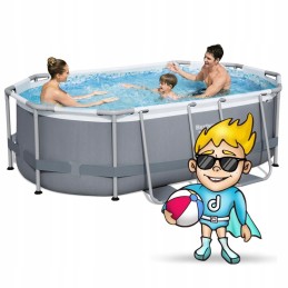 Plieninis sodo baseinas 305 x 200 x 84 cm 10in1 bestway 5614a