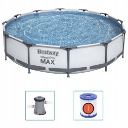 Bestway tērauda pro max peldbaseins 366 x 76 cm