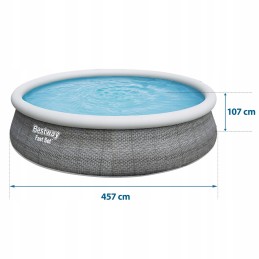 Laiendusaia bassein 457 x 107 cm 10in1 bestway