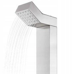 Garden shower 220 cm stainless steel