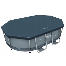 Elektrinis plieninis rėmas baseinas 305x200x84 10x6ft bestway 5in1 chemconnect