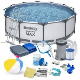 Plieninis sodo baseinas 366 x 100 17in1 bestway