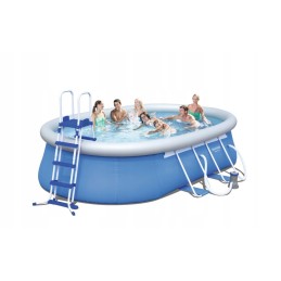 Putplasčio dėlionės grindys ant bestway plieno pro 6x3 6m