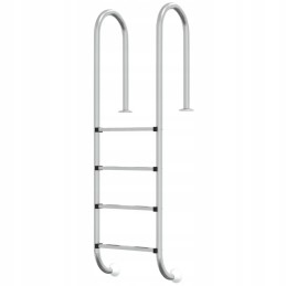 Pool ladder 54x38x184 5 cm stainless steel 304