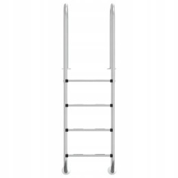 Pool ladder 54x38x184 5 cm stainless steel 304