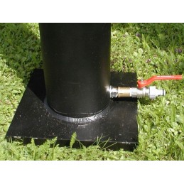 Solar garden shower standard