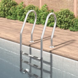 Pool ladder 54x38x158 cm stainless steel