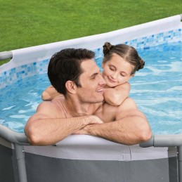 Plieninis sodo baseinas 305 x 200 x 84 cm 10in1 bestway 5614a