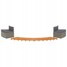 SPA korpusas, pilkas polirotangas ir akacijos mediena