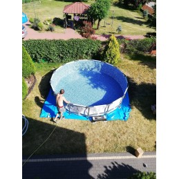 Frame garden pool 427 x 84 cm 9-in-1 set