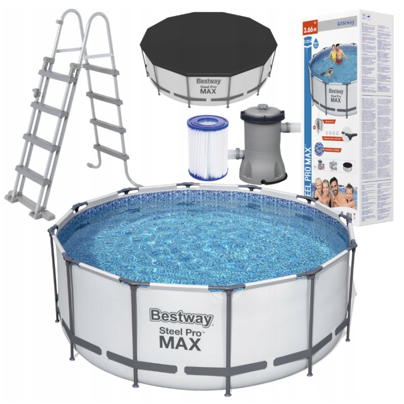 Bestway karkasinis baseinas su pompa 366x122cm 56420