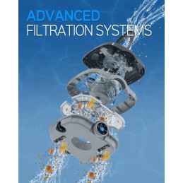 Wybot baseino valymo robotas, baseino dulkių siurblys