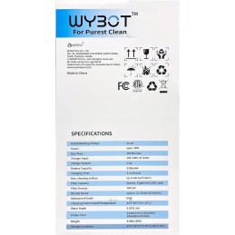 Wybot baseino valymo robotas, baseino dulkių siurblys