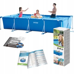 Intex stačiakampio rėmo baseinas 450 x 220 cm