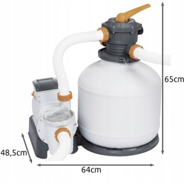 Smėlio siurblys baseinams 11355l h Bestway, efektyvus